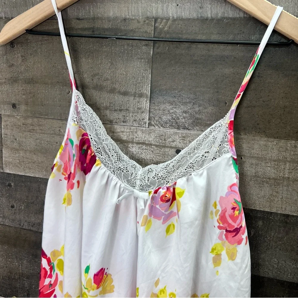Kate Spade Rose Floral Chemise Nightgown Slip